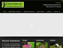 Tablet Screenshot of greenbriarlandscapemgt.com